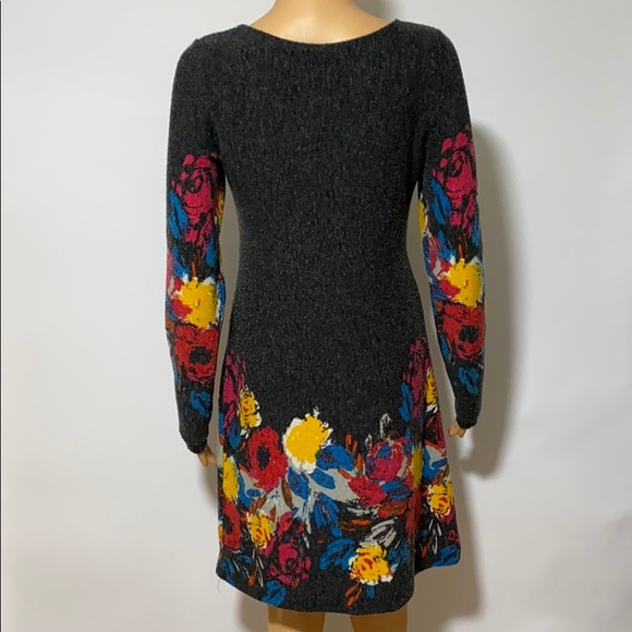 Coco & Tashi Knitted Floral Print dress size M - Picture 7 of 10